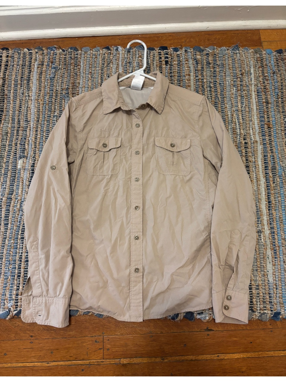 The North Face Beige Button-Down Shirt